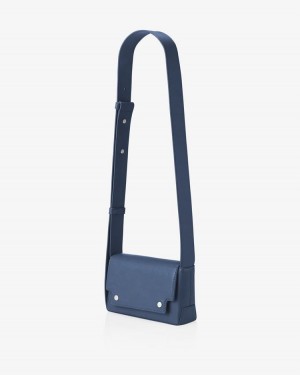 Find Kapoor Marc Bag 18 Crinkled Tote Women's Crossbody Bags Navy | ETD3595GY