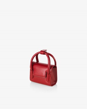 Find Kapoor Marty Bag 12 Crinkled Tote Women's Crossbody Bags Red | DST1913YP