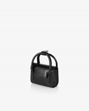 Find Kapoor Marty Bag 12 Crinkled Tote Women's Crossbody Bags Black | ORQ272ZQ