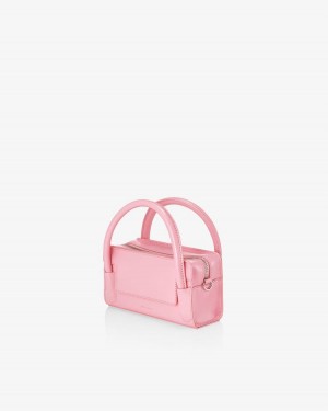 Find Kapoor Marty Bag B 18 Crinkled Tote Women's Crossbody Bags Pink | QXA7966RS