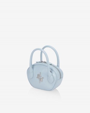 Find Kapoor Mini Ila Bag 18 Tote Women's Crossbody Bags Grey Blue | NLH8386CI