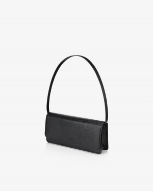 Find Kapoor Patti Bag 26 Lizard Tote Women's Shoulder Bags Black | QEX748MZ