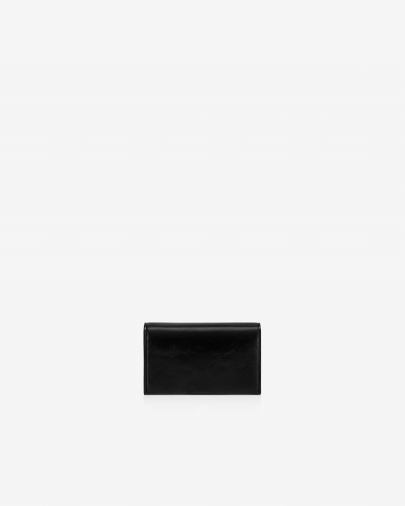 Find Kapoor Flamma Flap Card Tote Women's Wallets Black | MQX2530WL