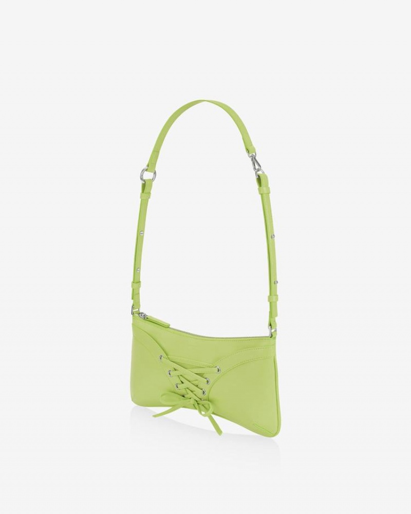 Find Kapoor Ribbon Tie Tote Women's Shoulder Bags Green | DQX3275AI